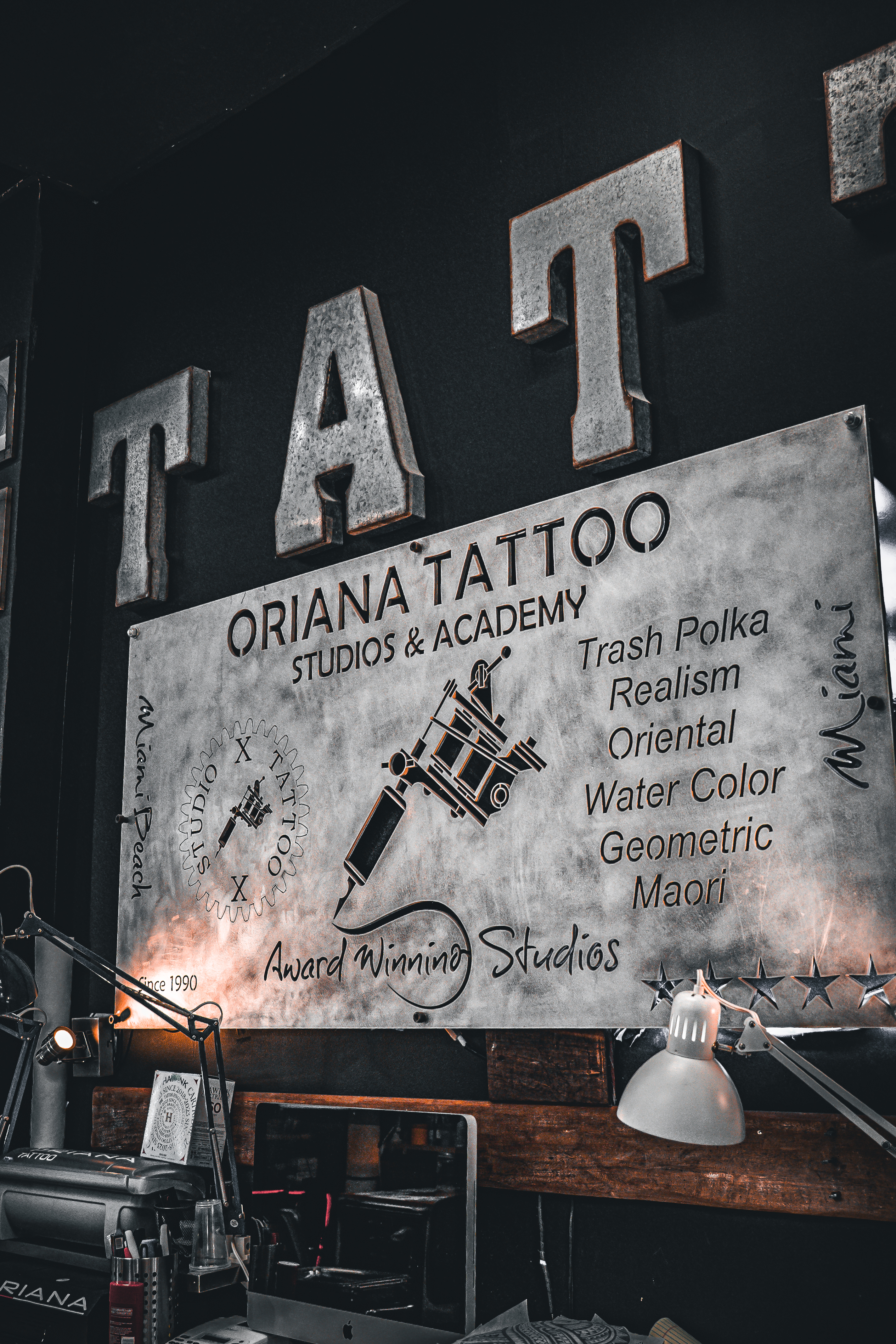 Inside Oriana Tattoo Academy